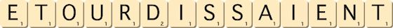 etourdissaient