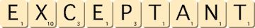 exceptant