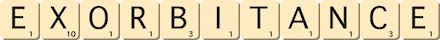 exorbitance
