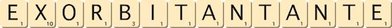 exorbitant--ante