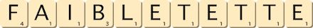 faiblet--ette