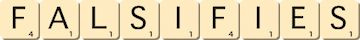 falsifies falsifies