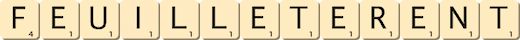 feuilleterent feuilleterent