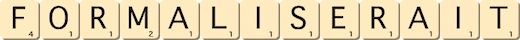 formaliserait