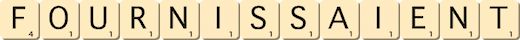 fournissaient fournissaient