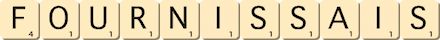 fournissais