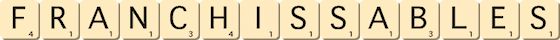 franchissables franchissables
