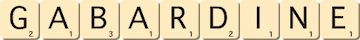 gabardine