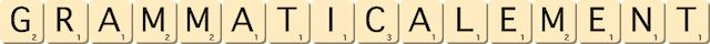 grammaticalement grammaticalement