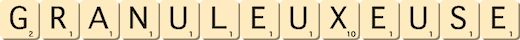 granuleux--euse