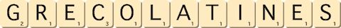 greco-latines greco-latines
