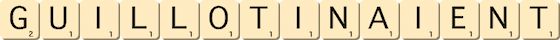 guillotinaient