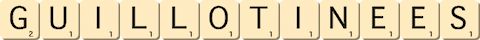 guillotinees