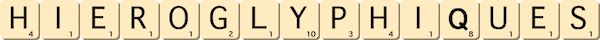 hieroglyphiques hieroglyphiques