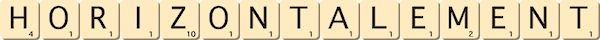 horizontalement