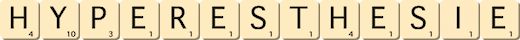 hyperesthesie hyperesthesie
