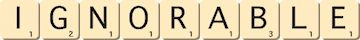 ignorable