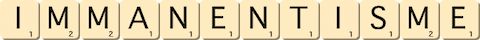 immanentisme immanentisme