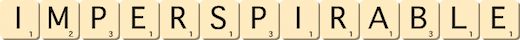 imperspirable