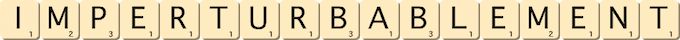 imperturbablement imperturbablement
