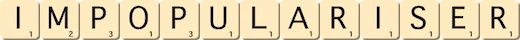 impopulariser