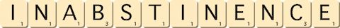 inabstinence