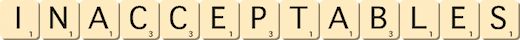 inacceptables inacceptables