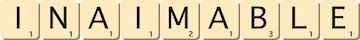 inaimable