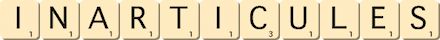 inarticules inarticules