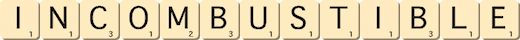 incombustible