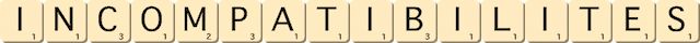incompatibilites
