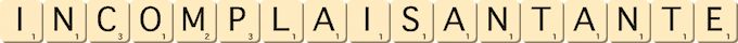 incomplaisant--ante