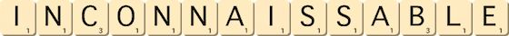 inconnaissable inconnaissable