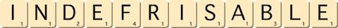 indefrisable indefrisable