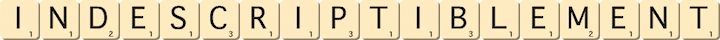 indescriptiblement indescriptiblement