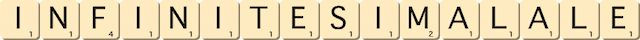 infinitesimal--ale