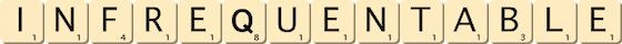 infrequentable