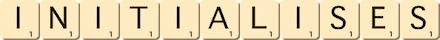 initialises initialises