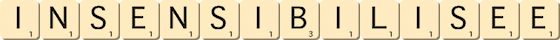 insensibilisee