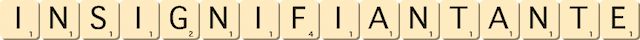 insignifiant--ante