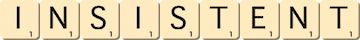 insistent insistent