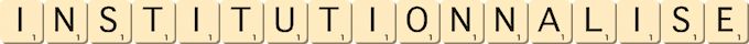 institutionnalise