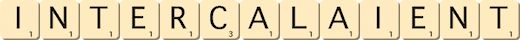 intercalaient intercalaient