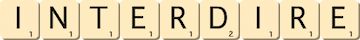 interdire