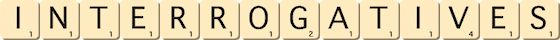 interrogatives interrogatives