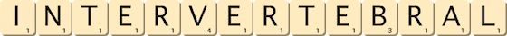 intervertebral intervertebral