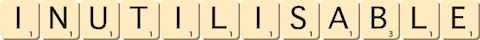 inutilisable