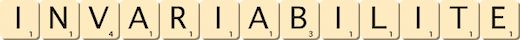 invariabilite