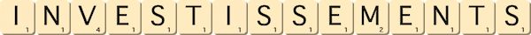 investissements investissements