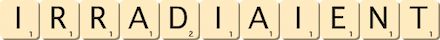 irradiaient irradiaient